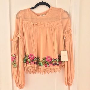 Tularosa Rose Long Sleeve Blouse/Top
